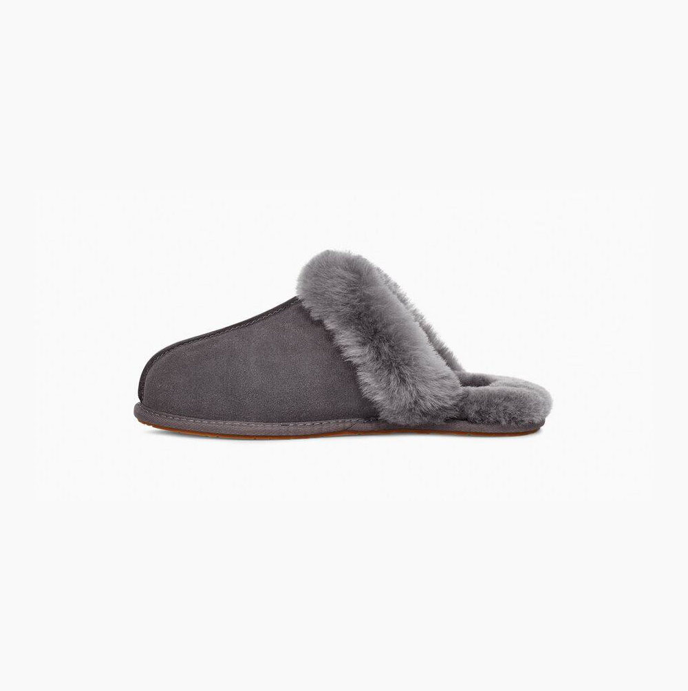 UGG Scuffette II Hausschuhe Damen Tiefesgrau Schweiz | WFP1RX1J