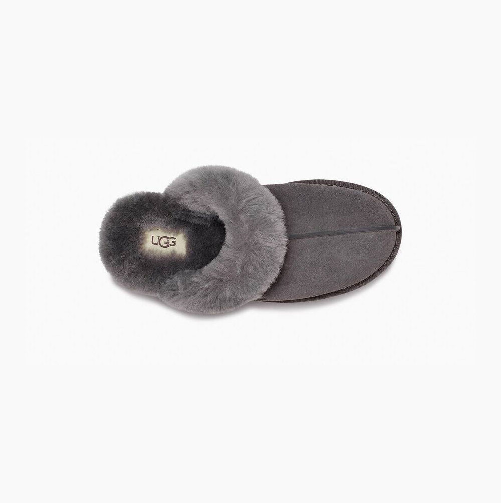 UGG Scuffette II Hausschuhe Damen Tiefesgrau Schweiz | WFP1RX1J