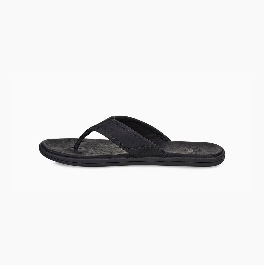 UGG Seaside Flip Flop Flip Flops Herren Schwarz Schweiz | C8KIVWAC