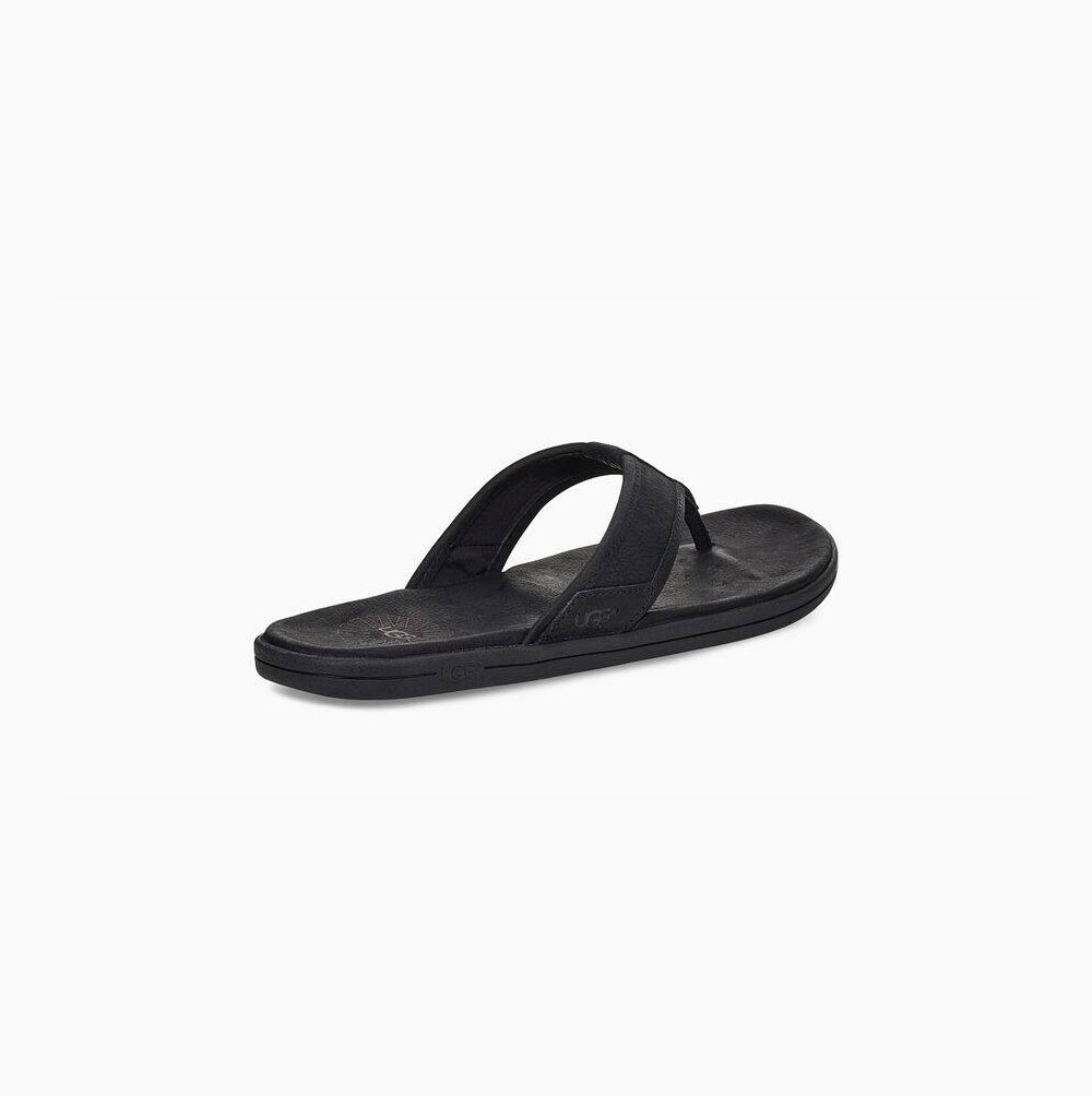 UGG Seaside Flip Flop Flip Flops Herren Schwarz Schweiz | C8KIVWAC