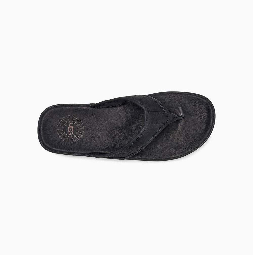 UGG Seaside Flip Flop Flip Flops Herren Schwarz Schweiz | C8KIVWAC