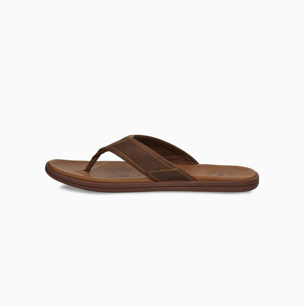 UGG Seaside Flip Flop Flip Flops Herren Braun Schweiz | EO4043H4