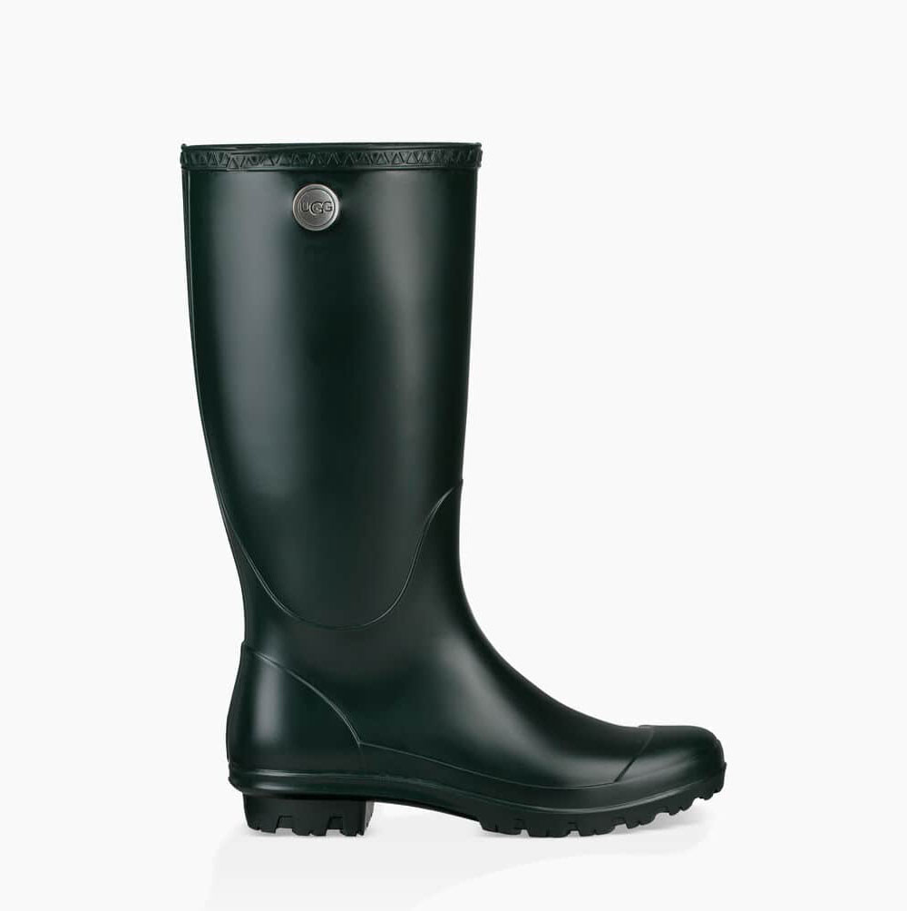 UGG Shelby Matte Regenstiefel Damen Olivgrün Schweiz | D7ATA74H