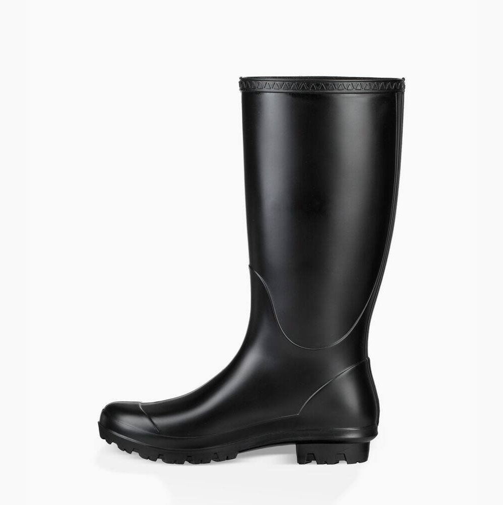 UGG Shelby Matte Regenstiefel Damen Schwarz Schweiz | DCIBTN56