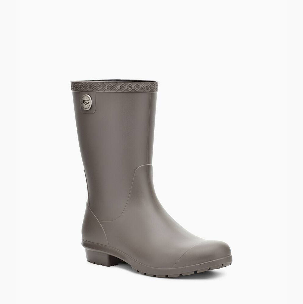 UGG Sienna Matte Rain Regenstiefel Damen Tiefesgrau Schweiz | KI531UGD