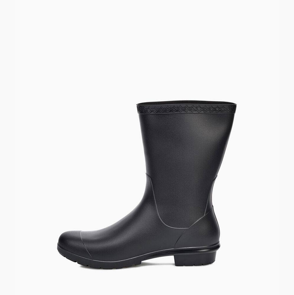 UGG Sienna Matte Rain Regenstiefel Damen Schwarz Schweiz | MSOTSMPC