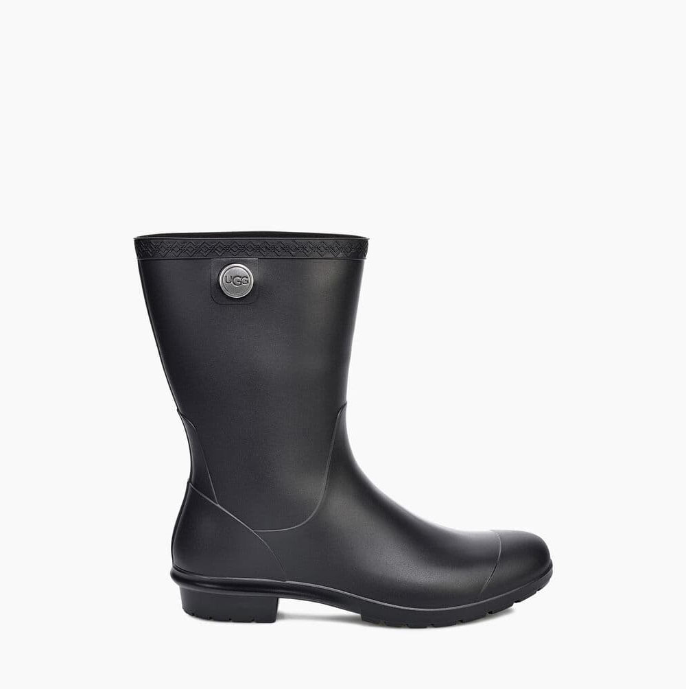 UGG Sienna Matte Rain Regenstiefel Damen Schwarz Schweiz | MSOTSMPC