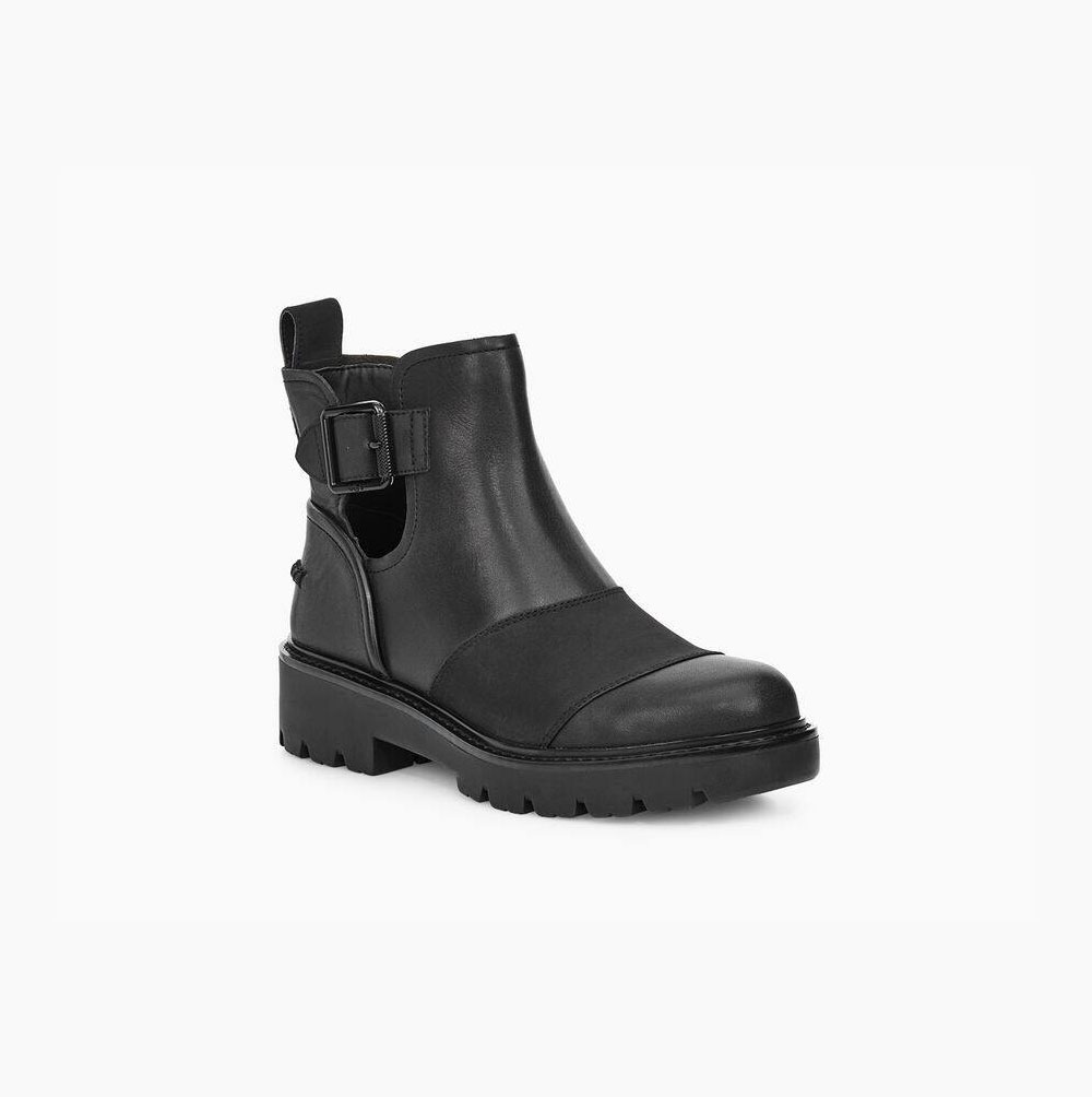 UGG Stockton Wasserfeste Stiefel Damen Schwarz Schweiz | RKMTBGYY