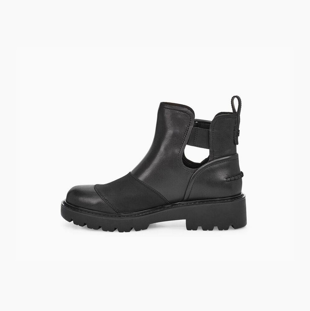 UGG Stockton Wasserfeste Stiefel Damen Schwarz Schweiz | RKMTBGYY