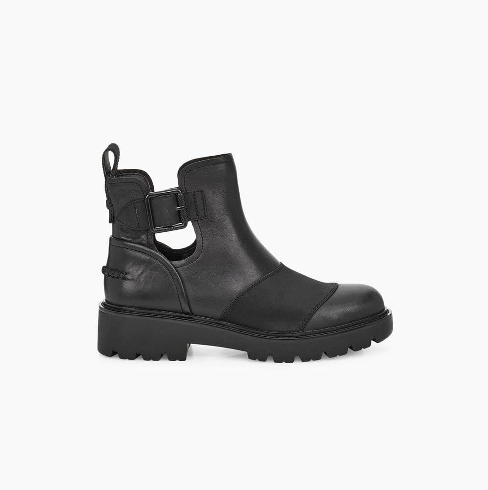 UGG Stockton Wasserfeste Stiefel Damen Schwarz Schweiz | RKMTBGYY