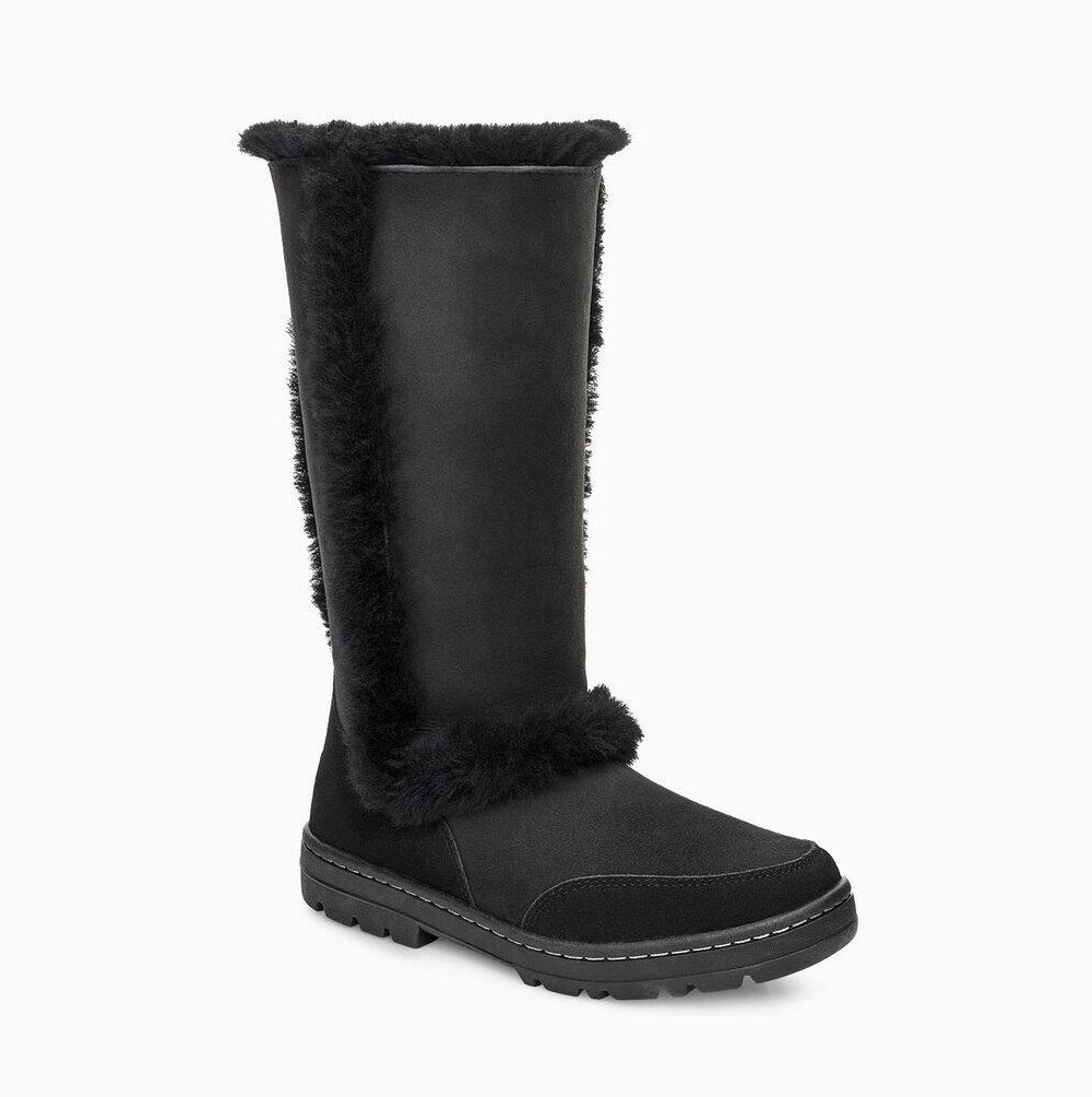 UGG Sundance II Revival Knee High Boots Damen Schwarz Schweiz | YSMA1P8Z