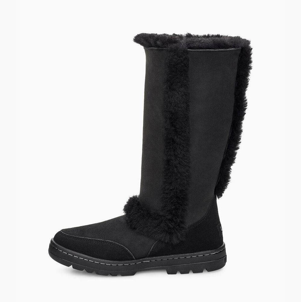 UGG Sundance II Revival Knee High Boots Damen Schwarz Schweiz | YSMA1P8Z