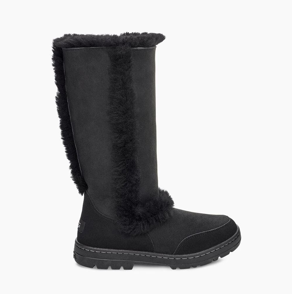 UGG Sundance II Revival Knee High Boots Damen Schwarz Schweiz | YSMA1P8Z