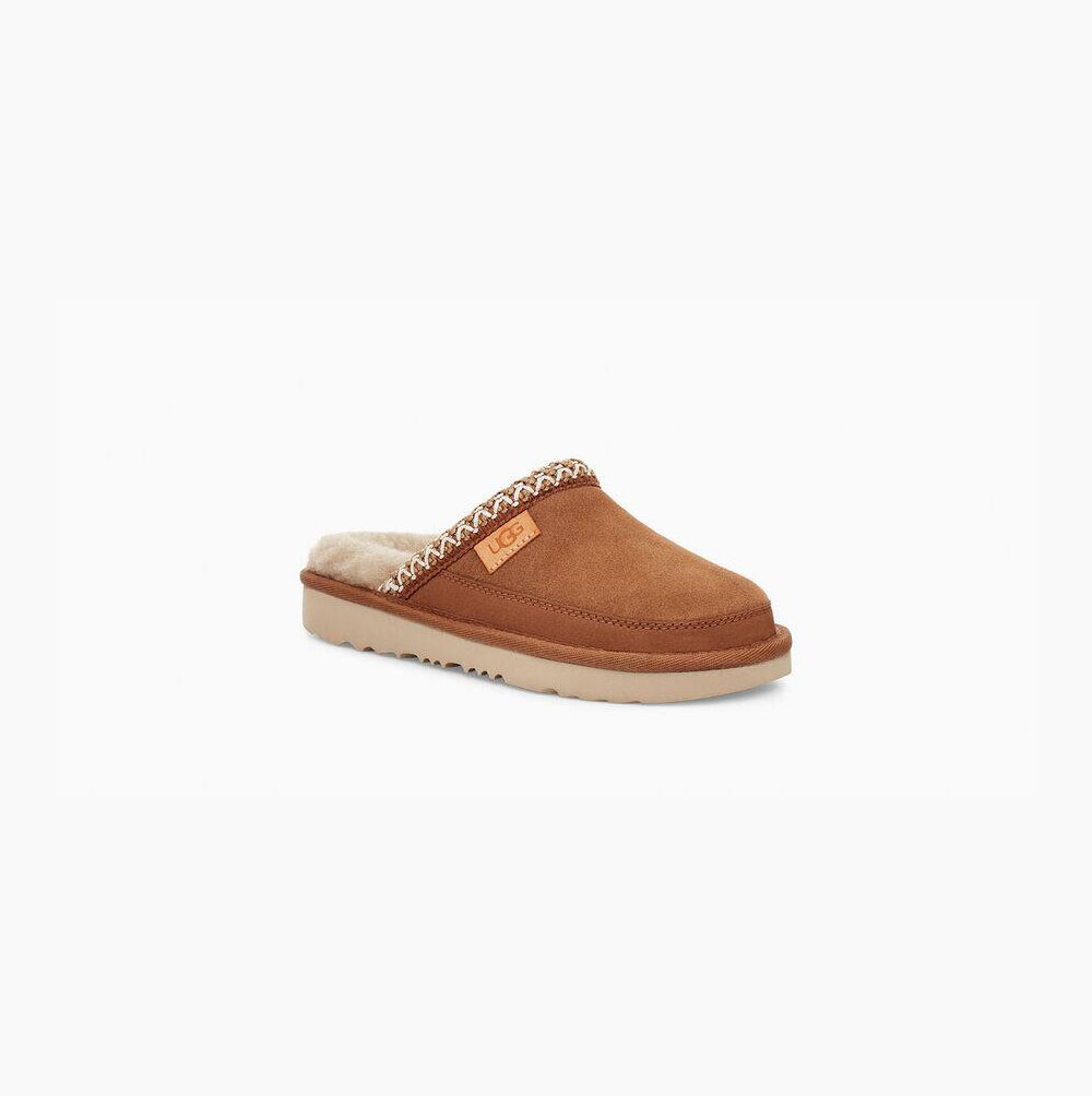 UGG Tasman II Slip-on Hausschuhe Kinder Braun Schweiz | 3N0PWO3D