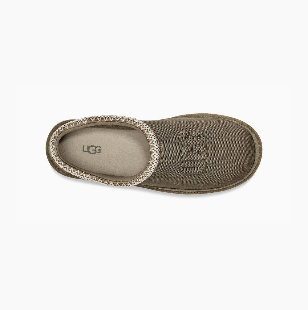 UGG Tasman Molded Logo Hausschuhe Tasman Herren Grün Schweiz | G0U4SD96