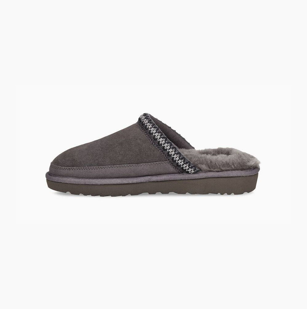 UGG Tasman Slip-On Hausschuhe Herren Dunkelgrau Schweiz | PLHOW14B