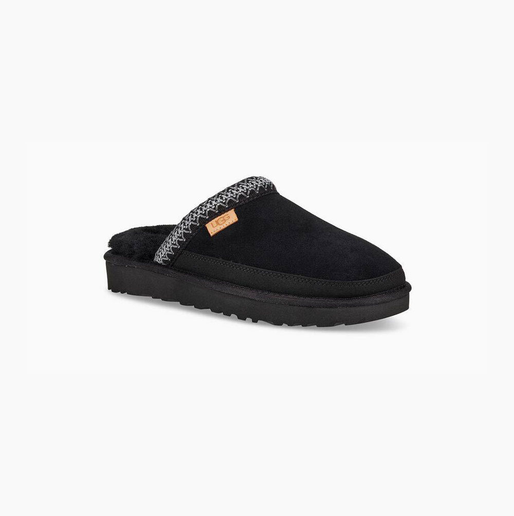 UGG Tasman Slip-On Hausschuhe Herren Schwarz Schweiz | 3I3UFJB2