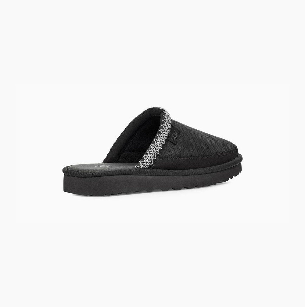 UGG Tasman Slip-On ULD Mono Hausschuhe Herren Schwarz Schweiz | IYNUZJ0P