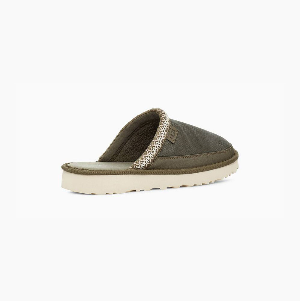 UGG Tasman Slip-On ULD Mono Hausschuhe Herren Grün Schweiz | XFLJDHW2