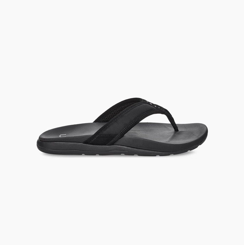 UGG Tenoch Ballistic Flip Flops Herren Schwarz Schweiz | 89YSLZBH