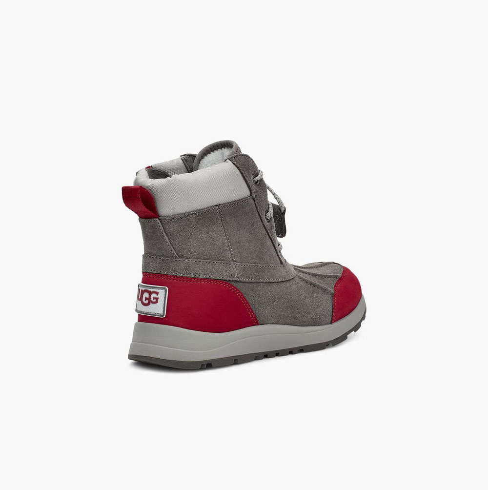 UGG Turlock Weather Wasserfeste Stiefel Kinder Tiefesgrau Schweiz | 2K043B0W