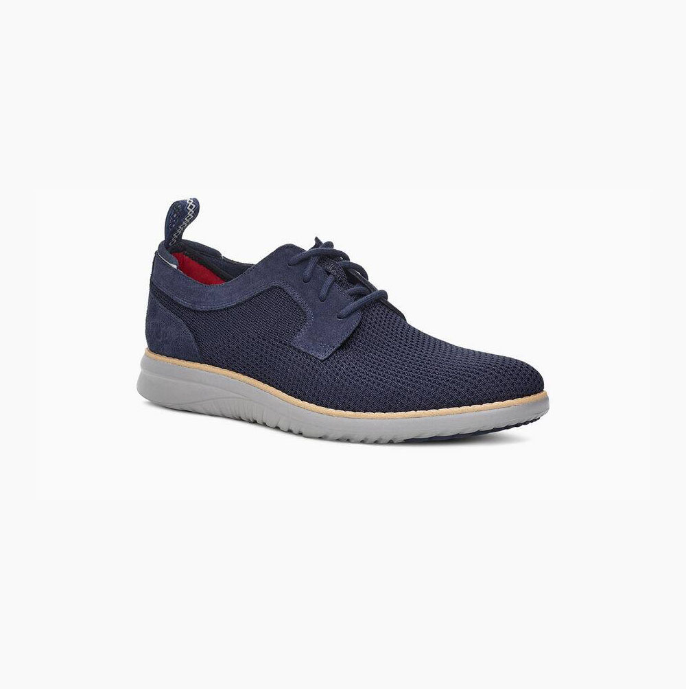 UGG Union Derby HyperWeave Sneakers Herren Navy Schweiz | 3YD9KKK9