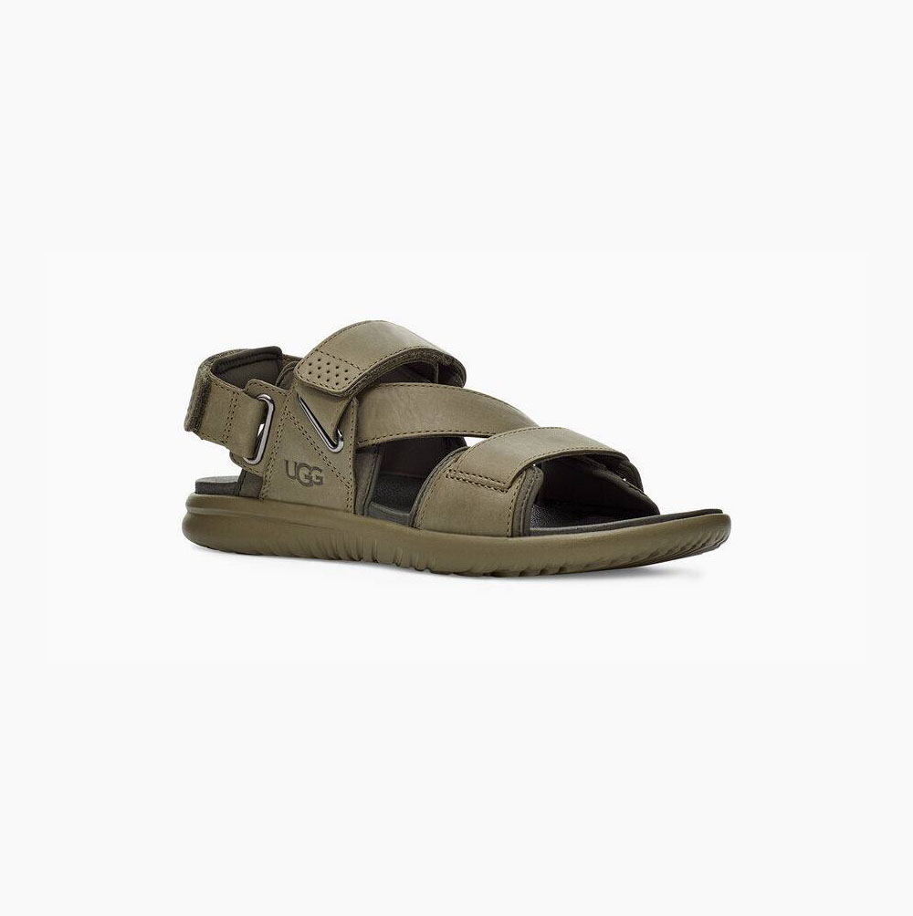 UGG Union Riemen Sandalen Herren Grün Schweiz | P0MX6HD7