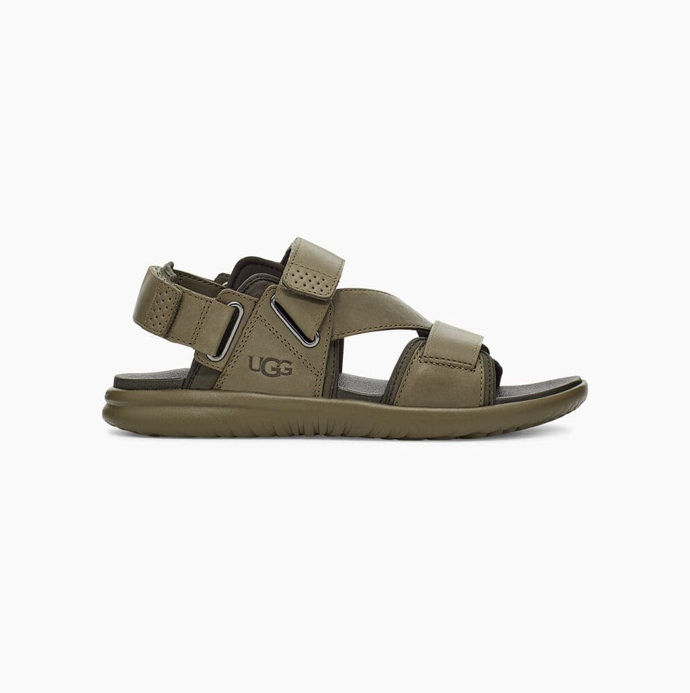 UGG Union Riemen Sandalen Herren Grün Schweiz | P0MX6HD7