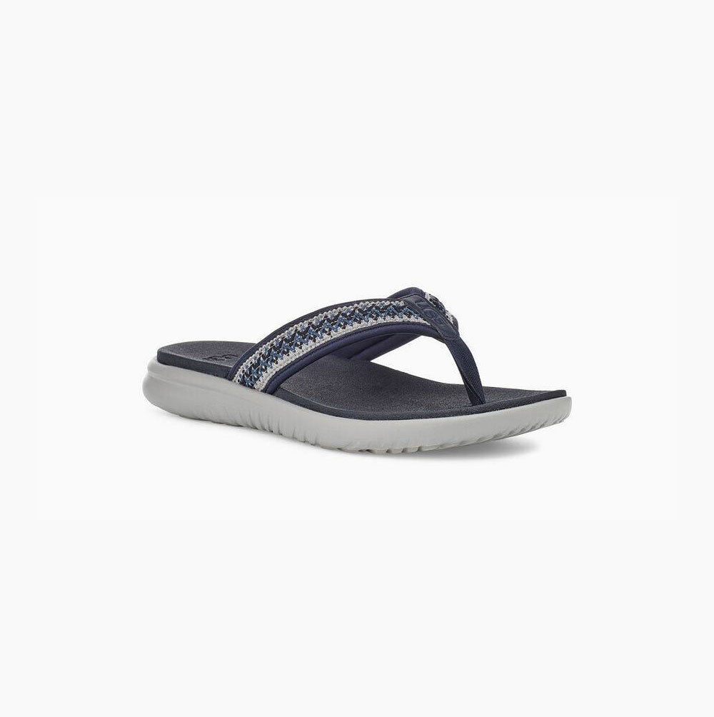 UGG Union Tasman Flip Flops Herren Dunkelblau Schweiz | EILVFLM9