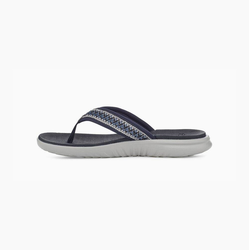 UGG Union Tasman Flip Flops Herren Dunkelblau Schweiz | EILVFLM9