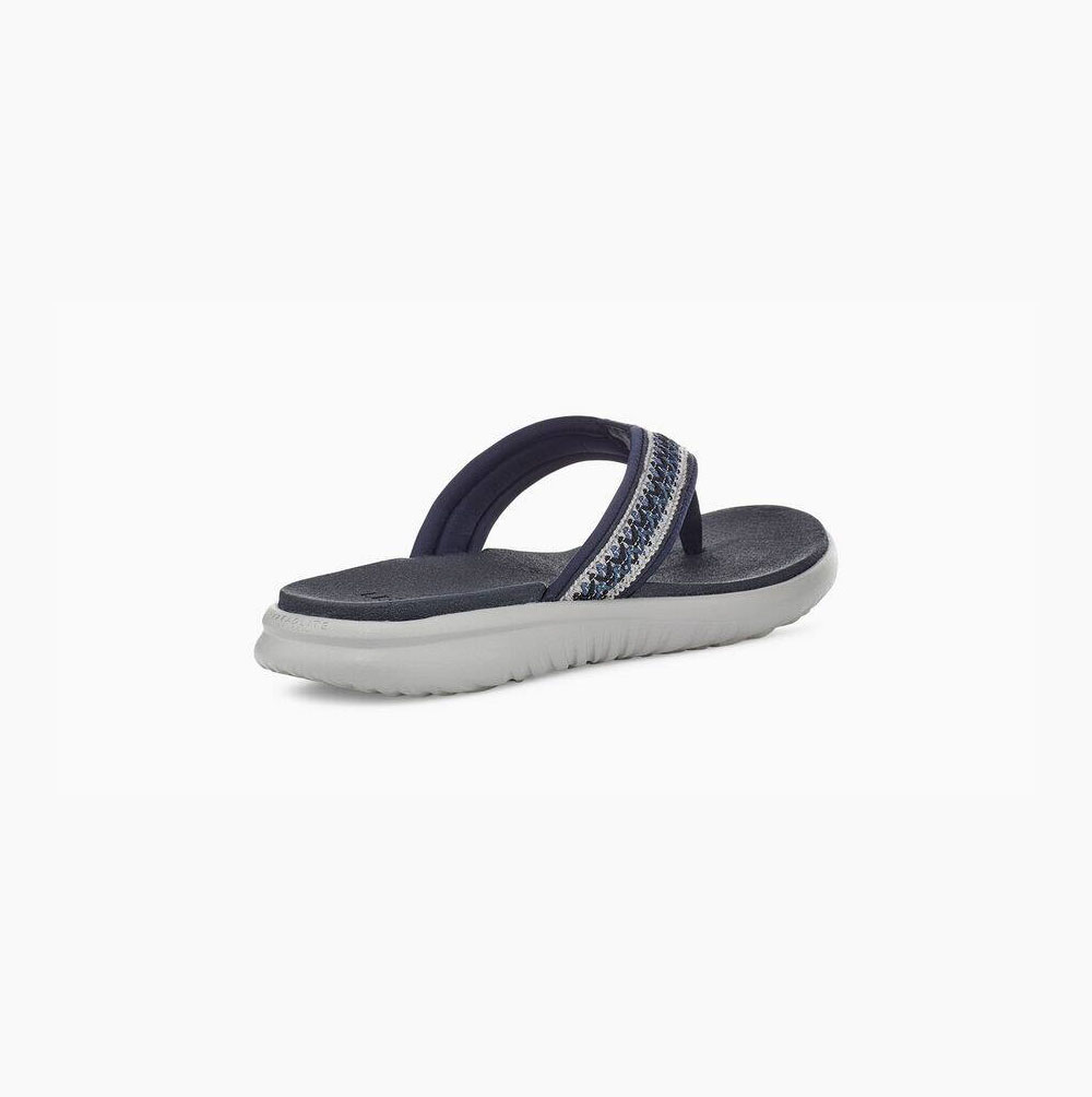 UGG Union Tasman Flip Flops Herren Dunkelblau Schweiz | EILVFLM9