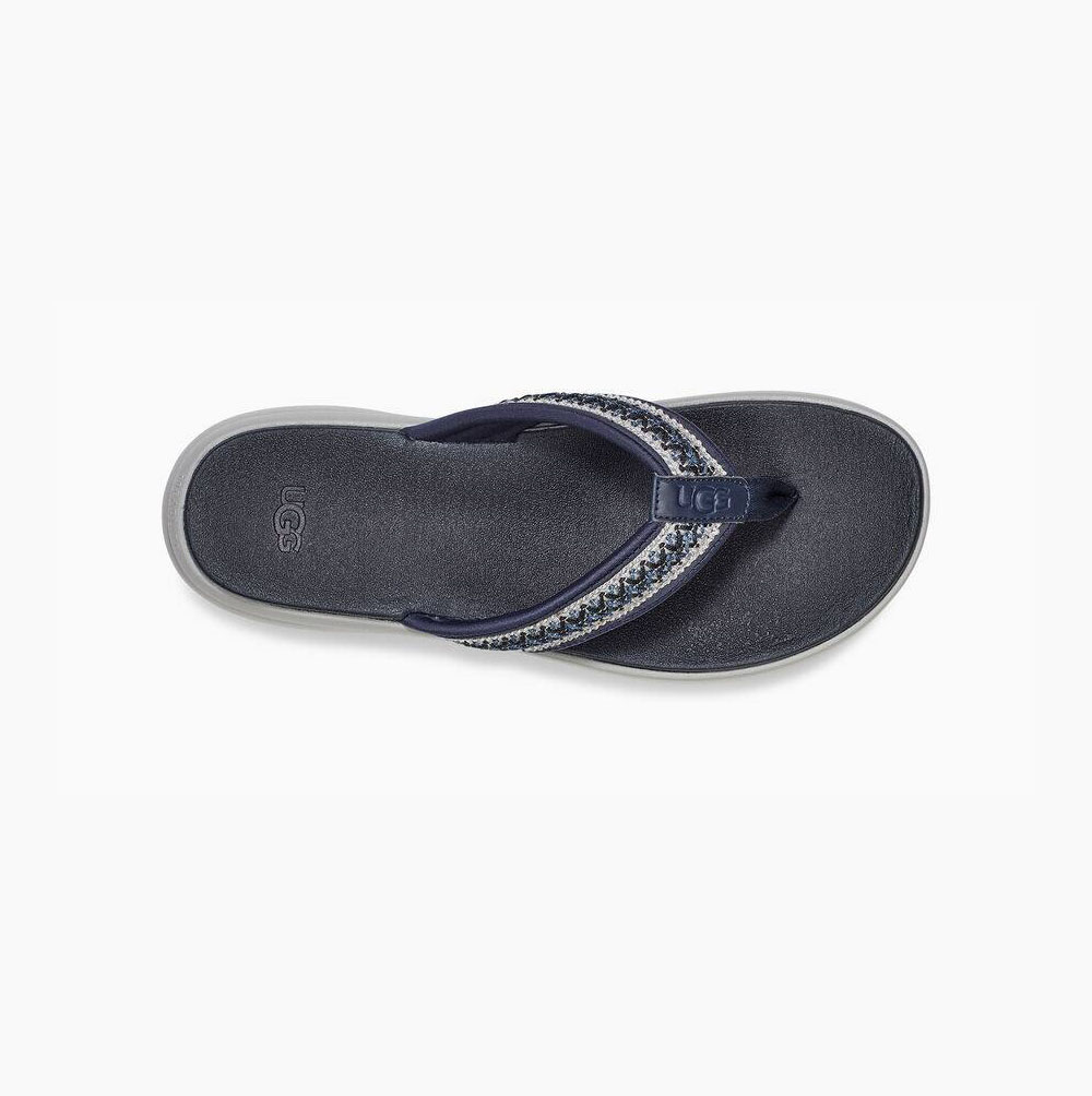 UGG Union Tasman Flip Flops Herren Dunkelblau Schweiz | EILVFLM9