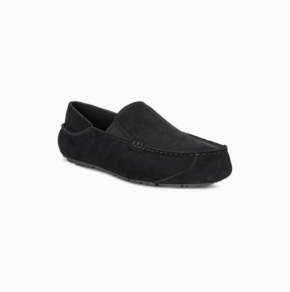 UGG Upshaw Loafers Herren Schwarz Schweiz | BQULMUXK