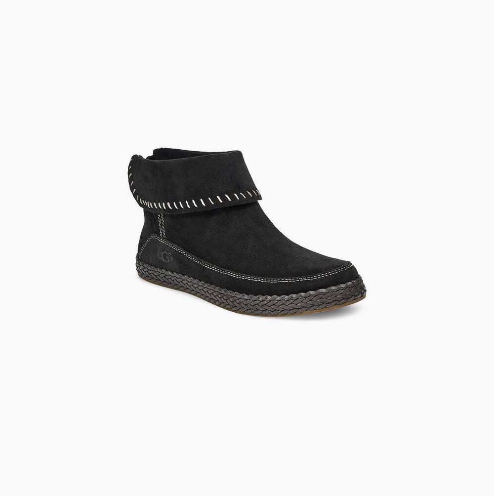 UGG Varney Stiefeletten Damen Schwarz Schweiz | 37V45TQU