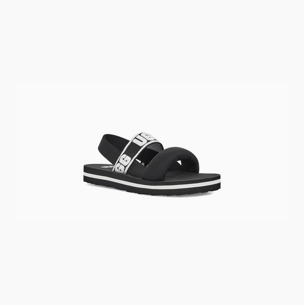 UGG Zuma Sling Sandalen Kinder Schwarz Schweiz | PH2R1N1S