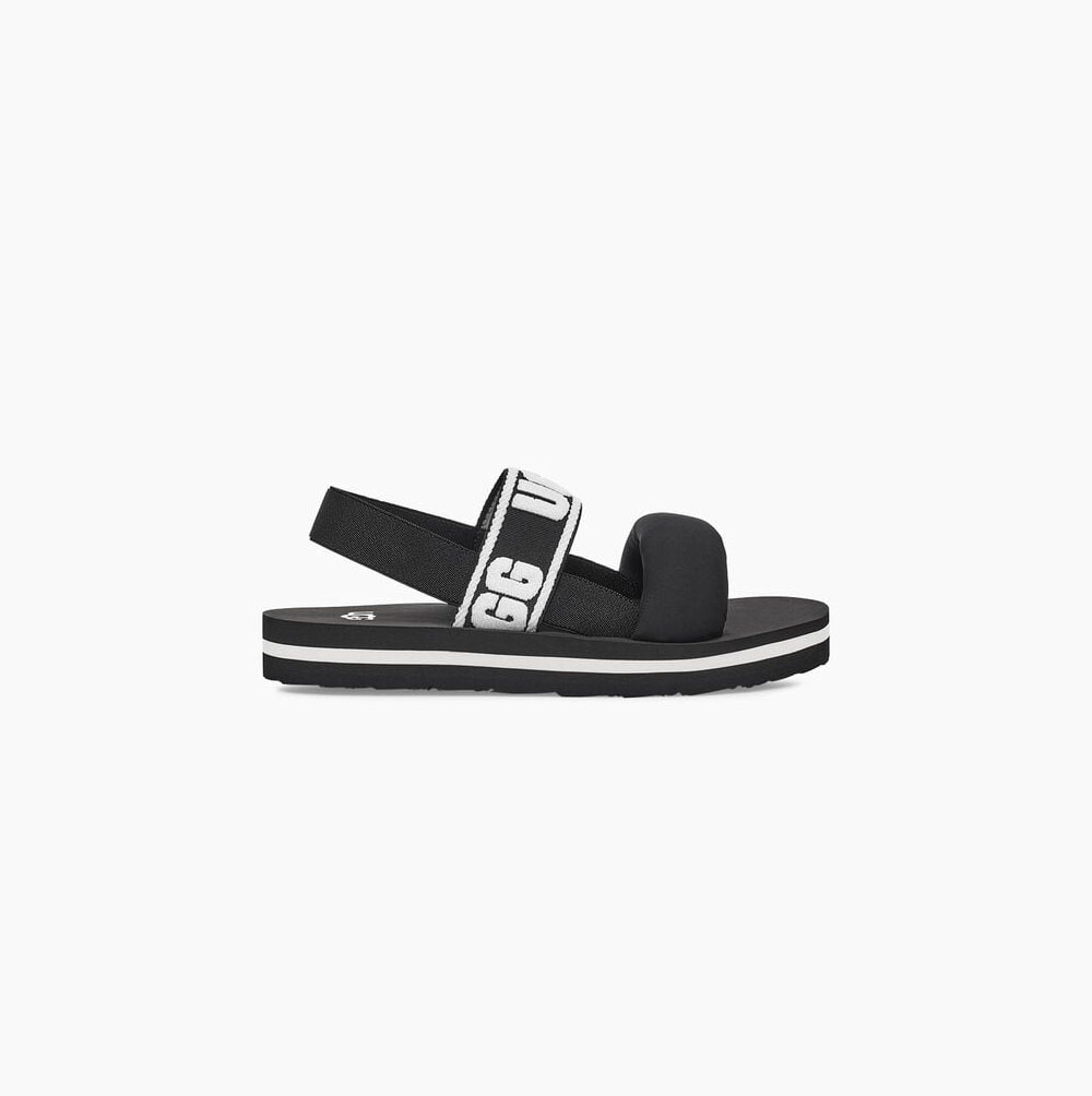 UGG Zuma Sling Sandalen Kinder Schwarz Schweiz | PH2R1N1S