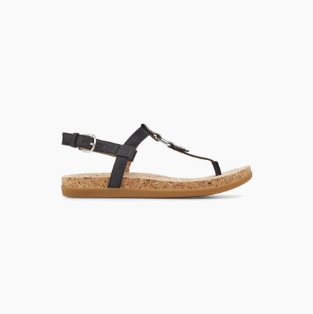 UGG Aleigh Sandalen Damen Schwarz Schweiz | G9FYIK0V