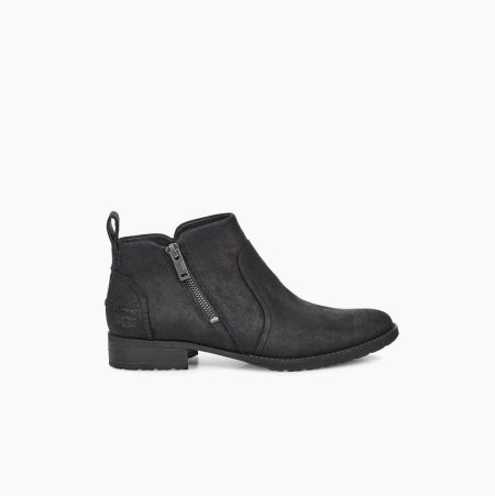 UGG Aureo II Stiefeletten Damen Schwarz Schweiz | FRPD1LE9