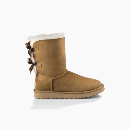 UGG Bailey Bow II Bow Boots Damen Braun Schweiz | KNLOO3Y0