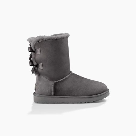 UGG Bailey Bow II Bow Boots Damen Grau Schweiz | AR7W95W5