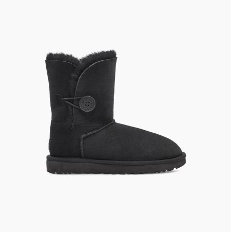 UGG Bailey Button II Button Boots Damen Schwarz Schweiz | KFBGE5OG