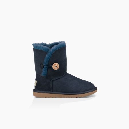 UGG Bailey Button II Button Boots Kinder Navy Schweiz | 7HVXC6HB