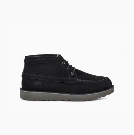 UGG Campout Chukka Schnürstiefel Herren Schwarz Schweiz | XNAK9W1I