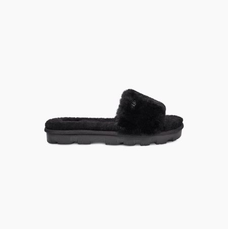 UGG Cozette Badelatschen Hausschuhe Damen Schwarz Schweiz | J1N8SNGY