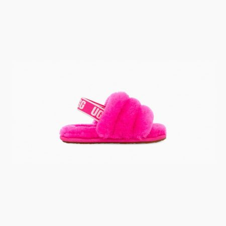 UGG Fluff Yeah Badelatschen Sandalen Kinder Rosa Schweiz | 42B9W6X6