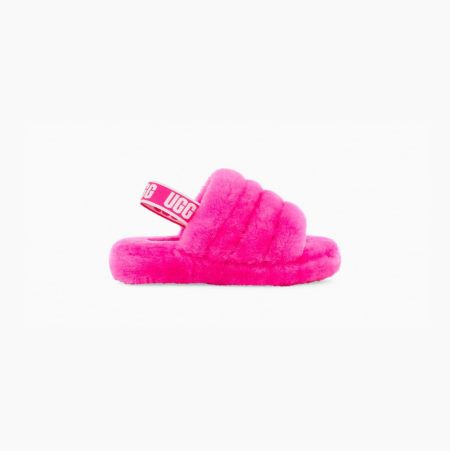 UGG Fluff Yeah Badelatschen Sandalen Kinder Rosa Schweiz | EVXRONZO