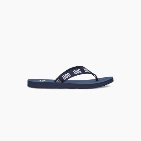 UGG Graphic Flip Flops Damen Navy Schweiz | 3YCRDFFB