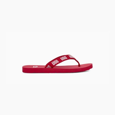 UGG Graphic Flip Flops Damen Rot Schweiz | RHTU9XWX