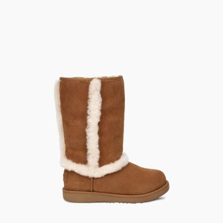 UGG Hadley II Hohe Hohe Stiefel Kinder Braun Schweiz | QKS2KVGQ