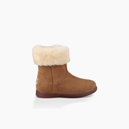 UGG Jorie II Fur Boots Kinder Braun Schweiz | CME9H7HP